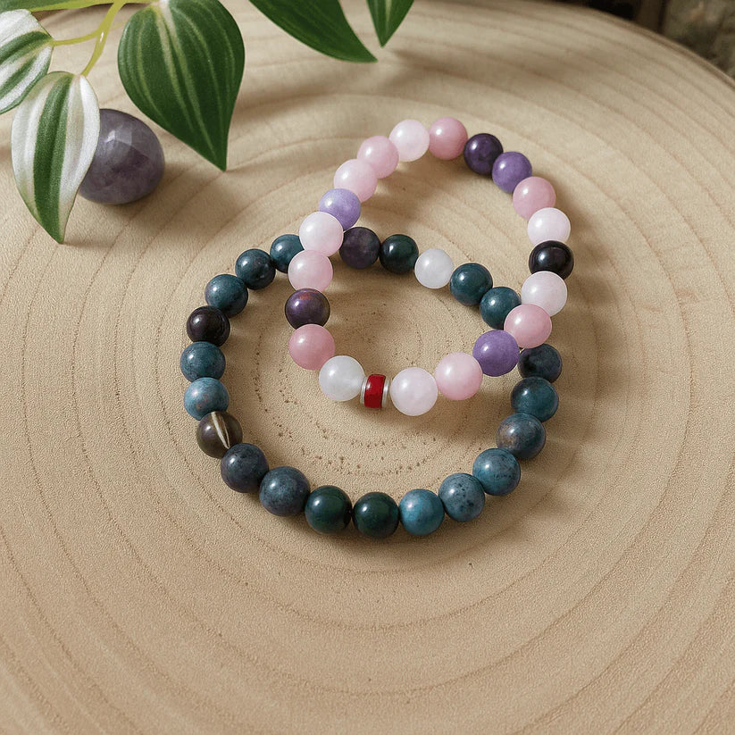 Bracelet Duo Couple : Amour et Fidélité