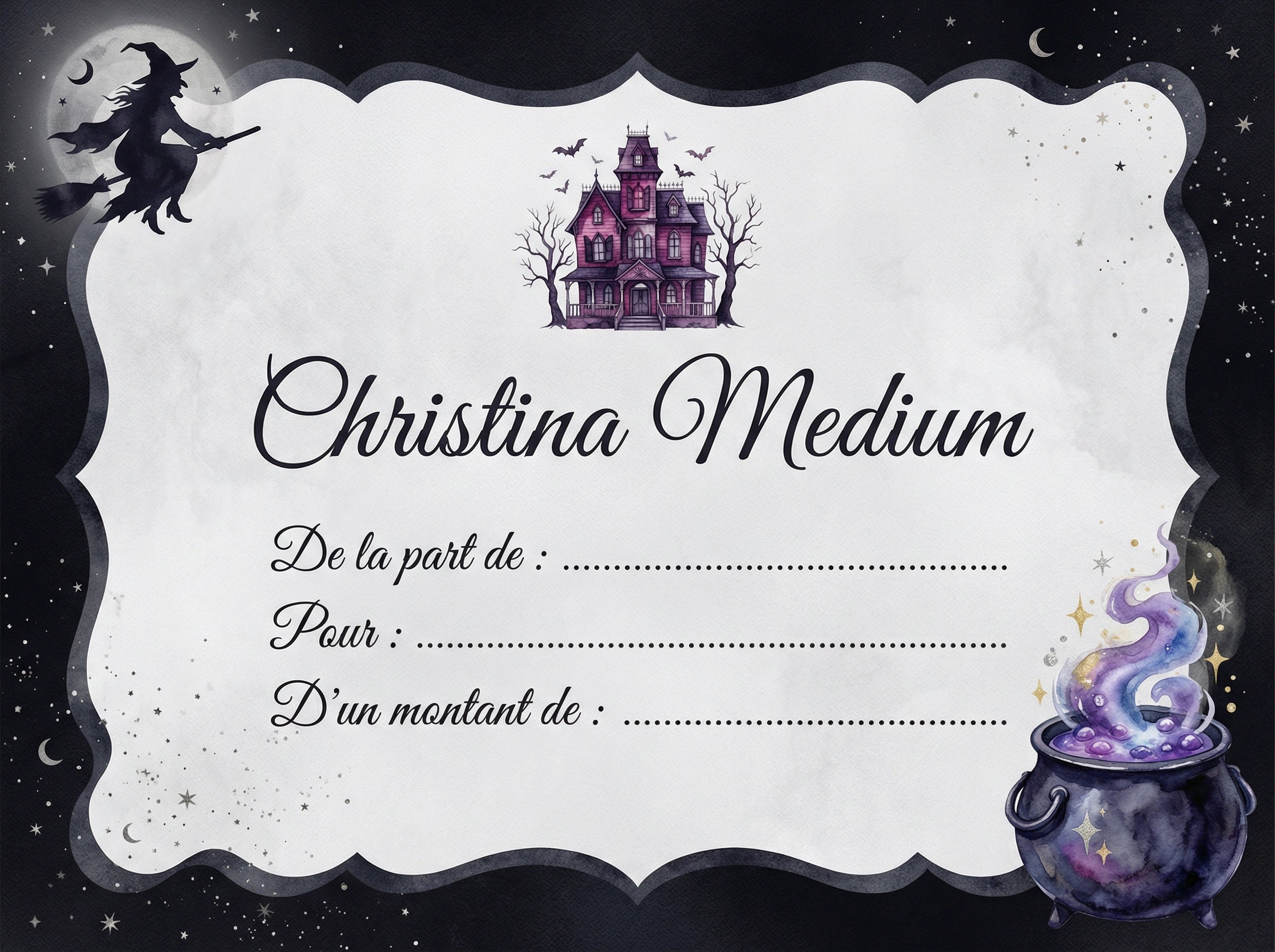 E-carte cadeaux à offrir Voyance, Rituel, Energie